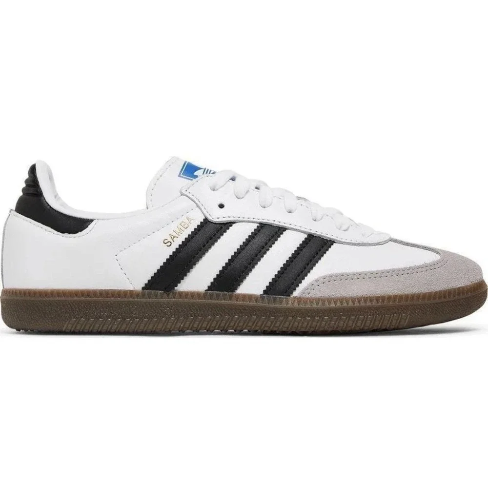Adidas Samba OG Low White/Black/Gum Men's Size 8